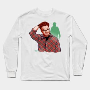 Seth Rogan - An illustration by Paul Cemmick Long Sleeve T-Shirt